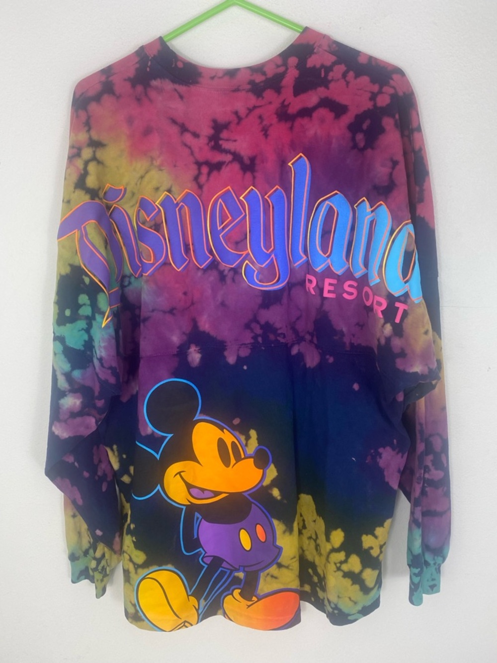 Disney 70th Anniversary Mickey Mouse Tie Dye Spirit Jersey Size Large
